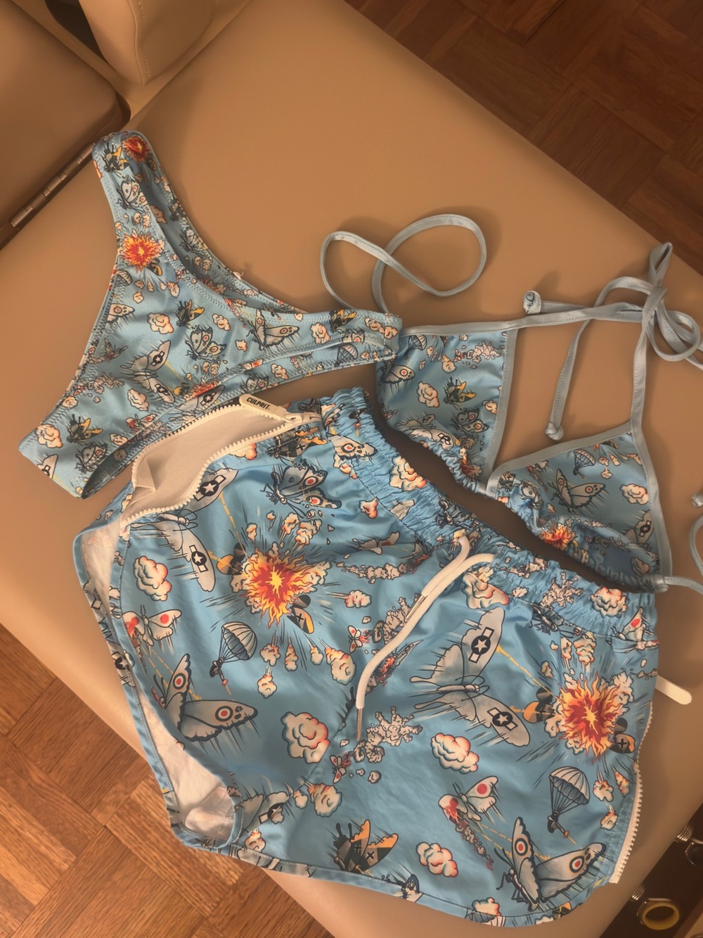 Battleflies" (or Military Mayhem Butterfly) swimwear set by Culprit